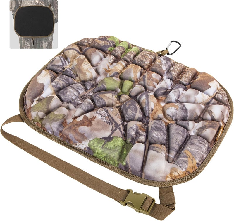 BLISSWILL Hunting seat Cushion，Stadium Cushion，100% Memory Foam Silent Lightweight for Camping, Hunting, Fishing，Camping，Outdoor - Image 1